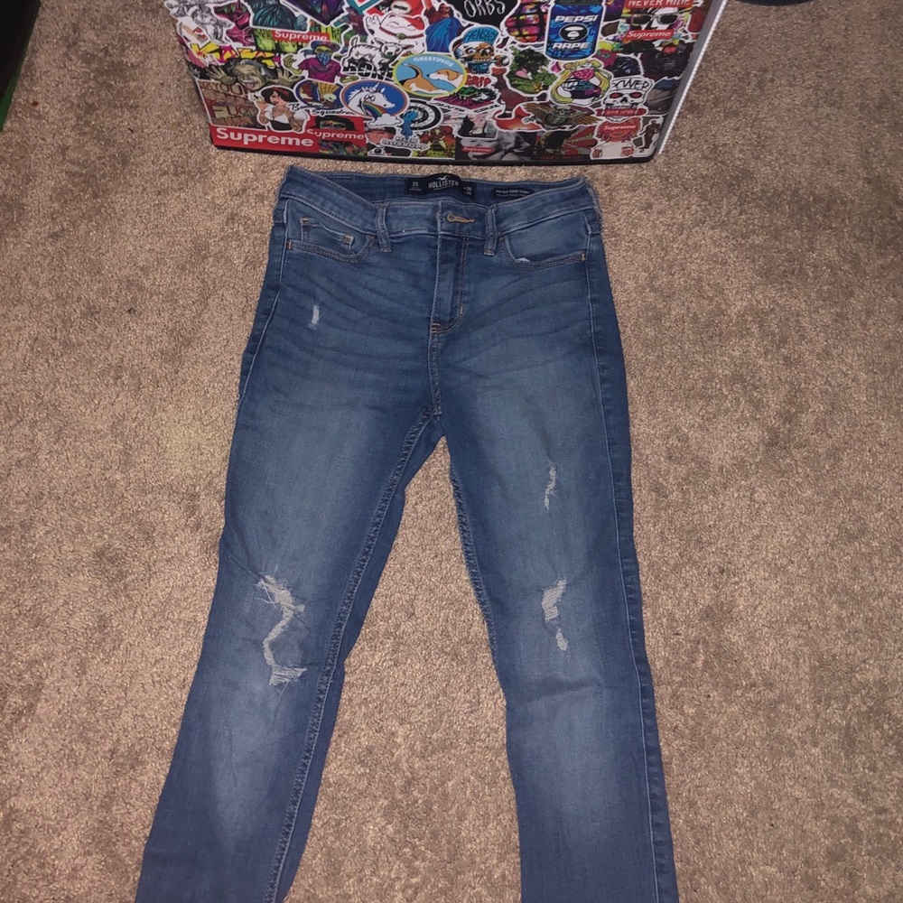Hollister ripped jeans